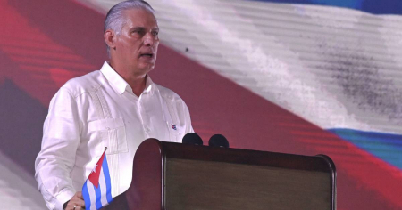 Díaz-Canel carga contra EE.UU.: “Allí está prohibido protestar contra las políticas del Estado”