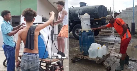 Un tanque de agua cuesta hasta 2,500 pesos en La Habana en medio del colapso del abastecimiento