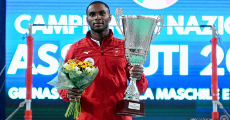 Gimnasta cubano Manrique Larduet se corona Campeón de Italia