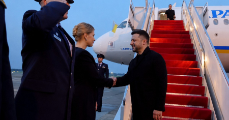 Zelenski llega a Estados Unidos para reunirse con Trump y asistir al funeral de Lindsey Graham