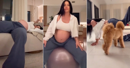 Samantha Espineira en cuenta regresiva: «Esperando pacientemente a que mi bebé quiera salir»