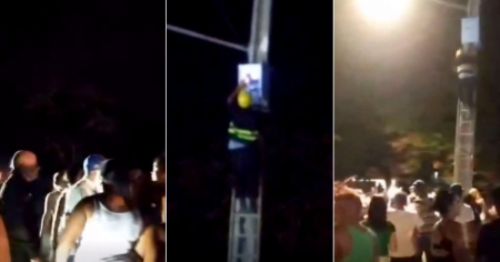 Régimen iluminó El Fanguito tras protesta de vecinos que bloquearon la Avenida 23 en La Habana