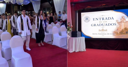Gradúan a médicos extranjeros en el Hotel Nacional y cubanos recuerdan sus ceremonias bajo el sol