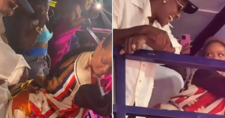 Rihanna enciende la fiesta con atrevido baile junto a A$AP Rocky que nadie esperaba