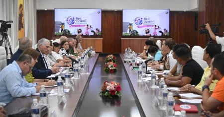 Díaz-Canel quiere trabajar con jóvenes cubanos “para propósitos superiores”