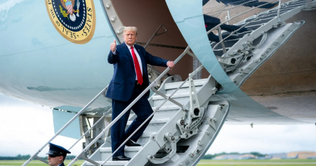 Amenaza iraní forzó a Trump a volar en secreto desde Turquía mientras el Air Force One operaba como señuelo