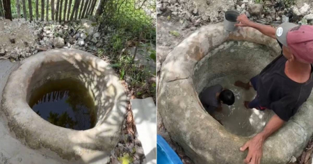 Cubana recupera un pozo abandonado ante la grave escasez de agua que golpea a la isla