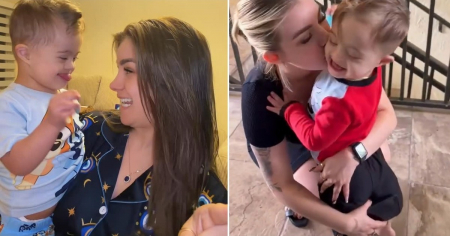 Claudia Artiles se reencuentra con su hijo tras 14 días separados y su reacción derrite las redes: «Ya te necesitaba conmigo»