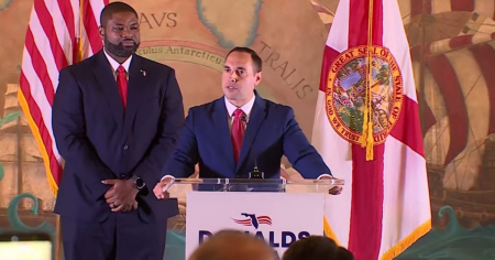 Candidato a gobernador de Florida Byron Donalds escoge a senador cubanoamericano como compañero de fórmula