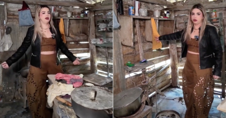 Milenita enseña la casa de madera donde creció en Cuba: «Por la que recibí tanto bullying»