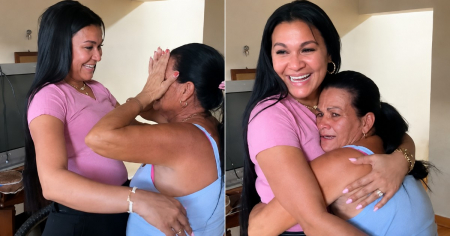 Así fue el emotivo recibimiento a esta cubana en la isla: «Mi corazón se apretaba porque mi padre había muerto»
