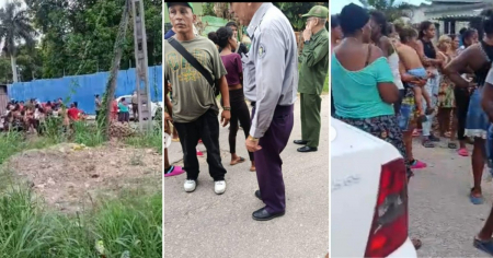 Vecinos de Diez de Octubre protestan para impedir conexión de agua a instalación militar