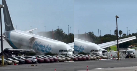 Tragedia en Miami: al menos cinco muertos tras accidente de avión de carga que operaba para Amazon