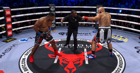 ¡Nocaut relámpago! «El Zambo» Perdomo destroza a Bear Hill en 14 segundos en BKFC 93