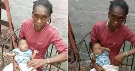 Madre soltera y su bebé con un soplo en el corazón viven en extrema pobreza en Santiago de Cuba