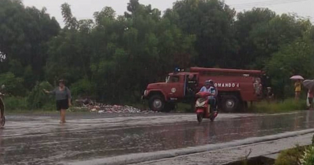 Rescatan a dos mujeres arrastradas por la corriente de una cañada en Placetas