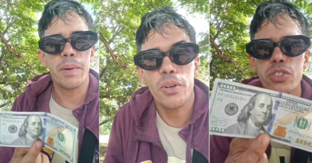 Mipyme rechaza billete de 100 dólares por estar doblado y cubano denuncia la situación en redes
