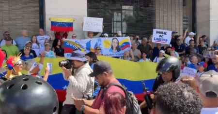 Venezolanos se concentran en Caracas para exigir elecciones y apoyar el regreso de María Corina Machado