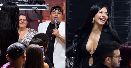Robertico saca a La Dura en pleno show y no perdona: así reaccionó la influencer