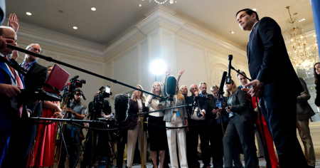 Rubio exige transición democrática y elecciones libres en Venezuela: «Estamos trabajando muy duro»