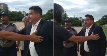 Arrestan al pastor evangélico «Pregonero de Cristo» cuando iba a apoyar a Anna Bensi y a su madre en su juicio