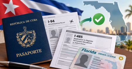 Cubanos en proceso de Ajuste: qué documentos exige Florida para obtener licencia o identificación