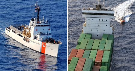 Video: Así fue la interceptación del M/V Grace, el buque que llevaba combustible a Cuba