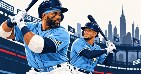 Yandy Díaz y Víctor Mesa Jr., titulares con los Rays ante Yankees en la Serie Divisional