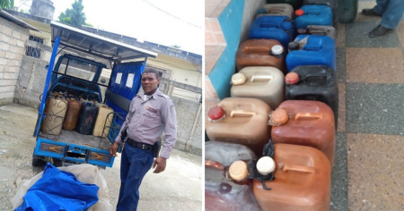 Policía decomisa casi 700 litros de gasolina en La Habana