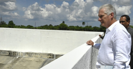 La Habana sin agua, pero Díaz-Canel insiste en que se ven resultados