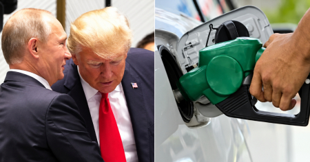 Trump culpa a Ucrania y a los demócratas por el alto precio de la gasolina, pero los datos cuentan otra historia