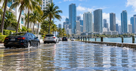 Miami advierte por mareas reales: riesgo de inundaciones en zonas bajas hasta el 13 de octubre
