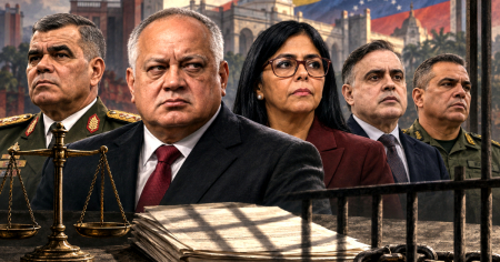 A la sombra de Delcy Rodríguez: Jerarcas chavistas siguen en el poder pese a una condena de 300 millones por torturas