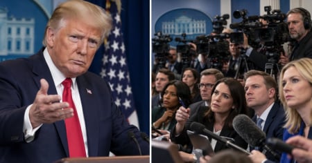 EE.UU. investiga a cinco cadenas por suspender la cobertura conjunta de Trump tras el veto a medios