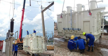 Pequeños alivios en la crisis: instalan transformador de 25 MVA en Santo Domingo, Villa Clara