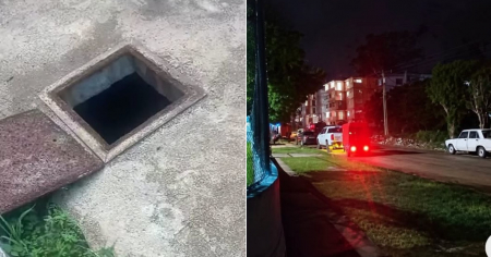 Reportan hallazgo sin vida de un niño de tres años tras caer en una fosa en Alamar