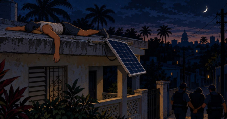 Ladrón se queda dormido en el techo de una vivienda durante un robo en Cuba