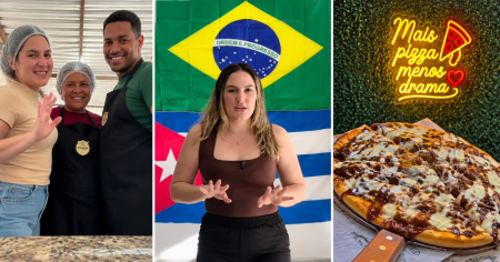 De hacer pizzas en casa a tener su propio negocio: el sueño de una familia cubana en Brasil