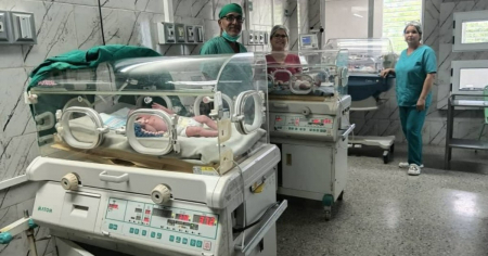 Nacen trillizos en el Hospital Abel Santamaría de Pinar del Río