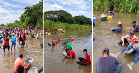 Un río de Granma reúne a decenas de buscadores de oro en una actividad completamente ilegal