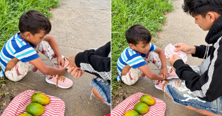 Cubano encuentra a un niño vendiendo aguacates bajo la lluvia en Cuba y lo que hace después conmueve