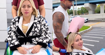 ¡Otra vez al quirófano! La influencer cubana Dunia Díaz preocupa a sus seguidores: «Ya me desmayé»