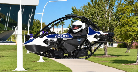 Florida presenta el primer vehículo policial volador de Estados Unidos: cuesta casi 150 mil dólares