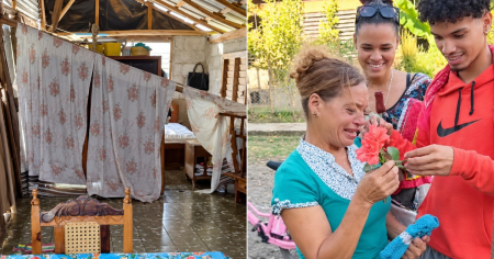 ¡De no tener nada a cumplirle el sueño! Cubana sorprende a su madre regalándole una casa en Cuba