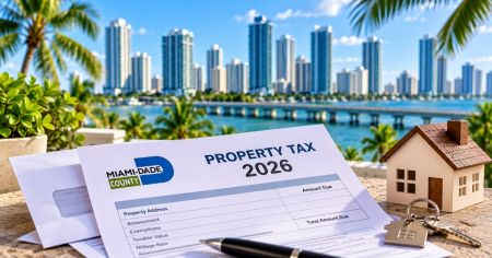 Miami-Dade habilitará este viernes la consulta y el pago impuesto sobre la propiedad de 2026