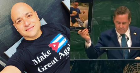 Andy Vázquez agradece a Waltz su discurso en la ONU: «Fue la verdadera voz de cada cubano digno»