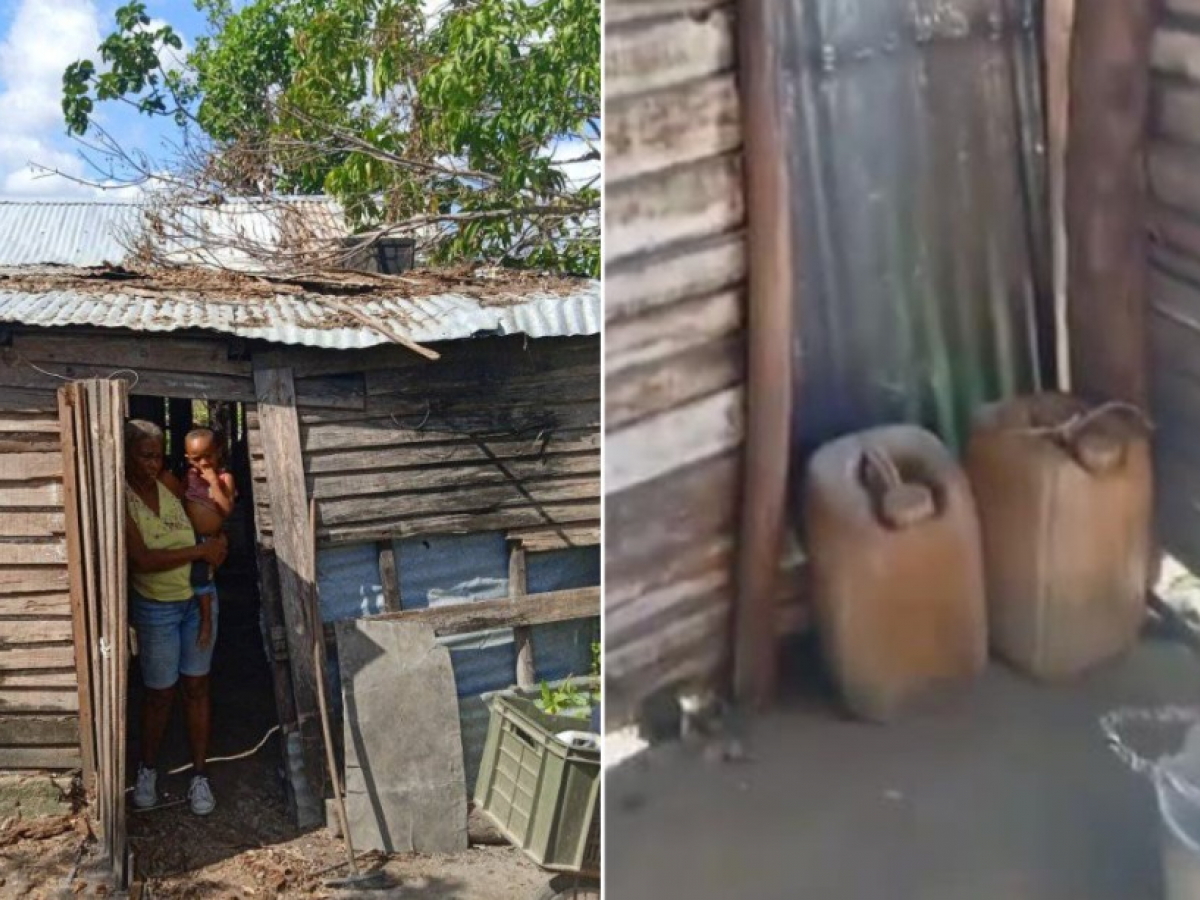 Denuncian situación precaria de una madre cubana con su hijo en San Juan y  Martínez, image size:1200x900