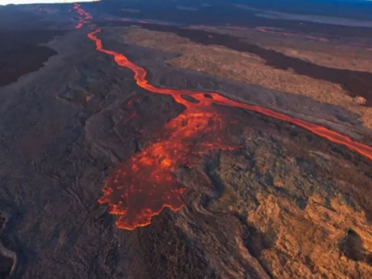 Descartan peligro para Cuba por erupción de volcán Mauna Loa en Hawái, image size:1200x900