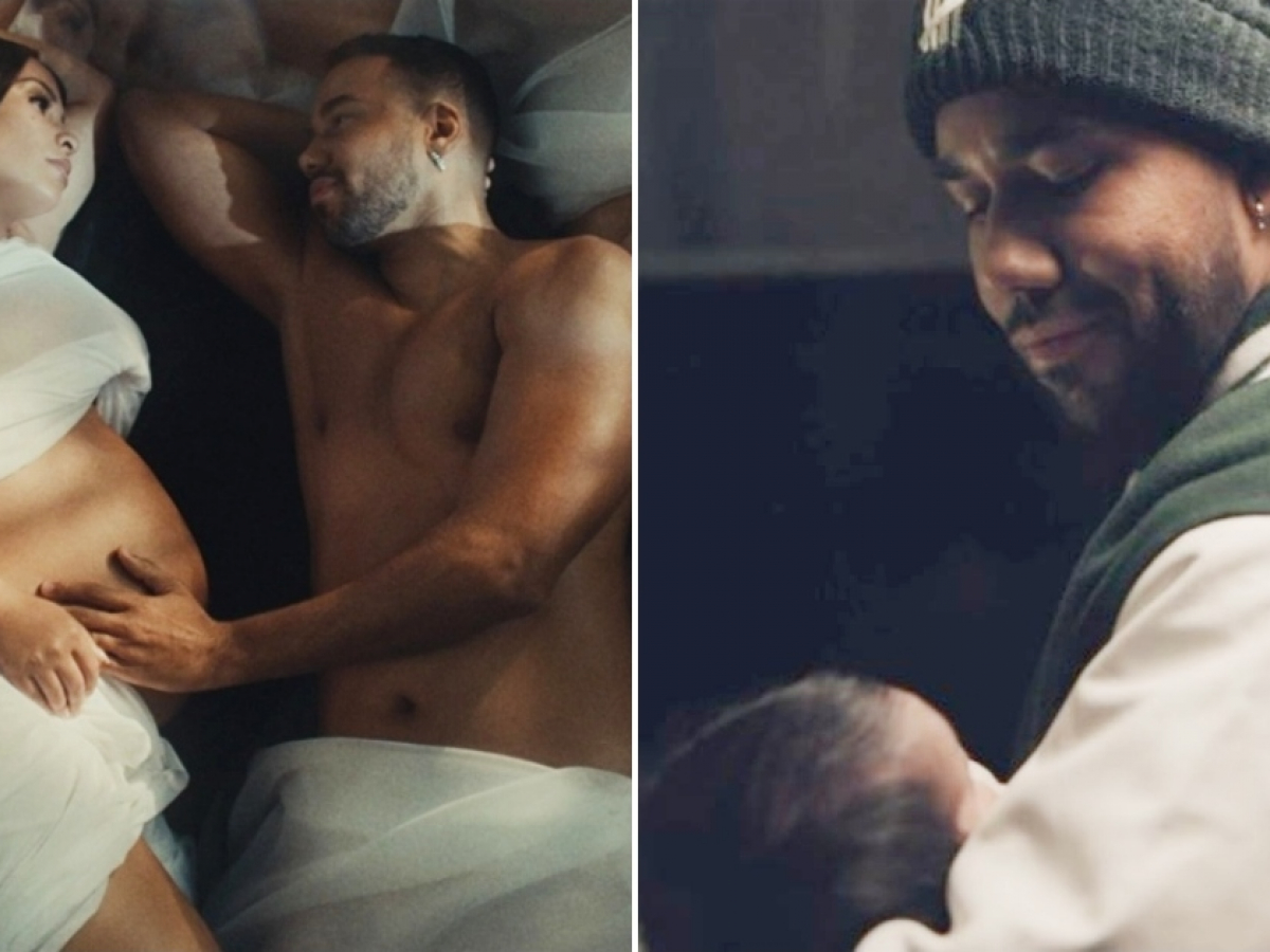 Romeo Santos presenta a su cuarto hijo Milano con emotivo vídeo