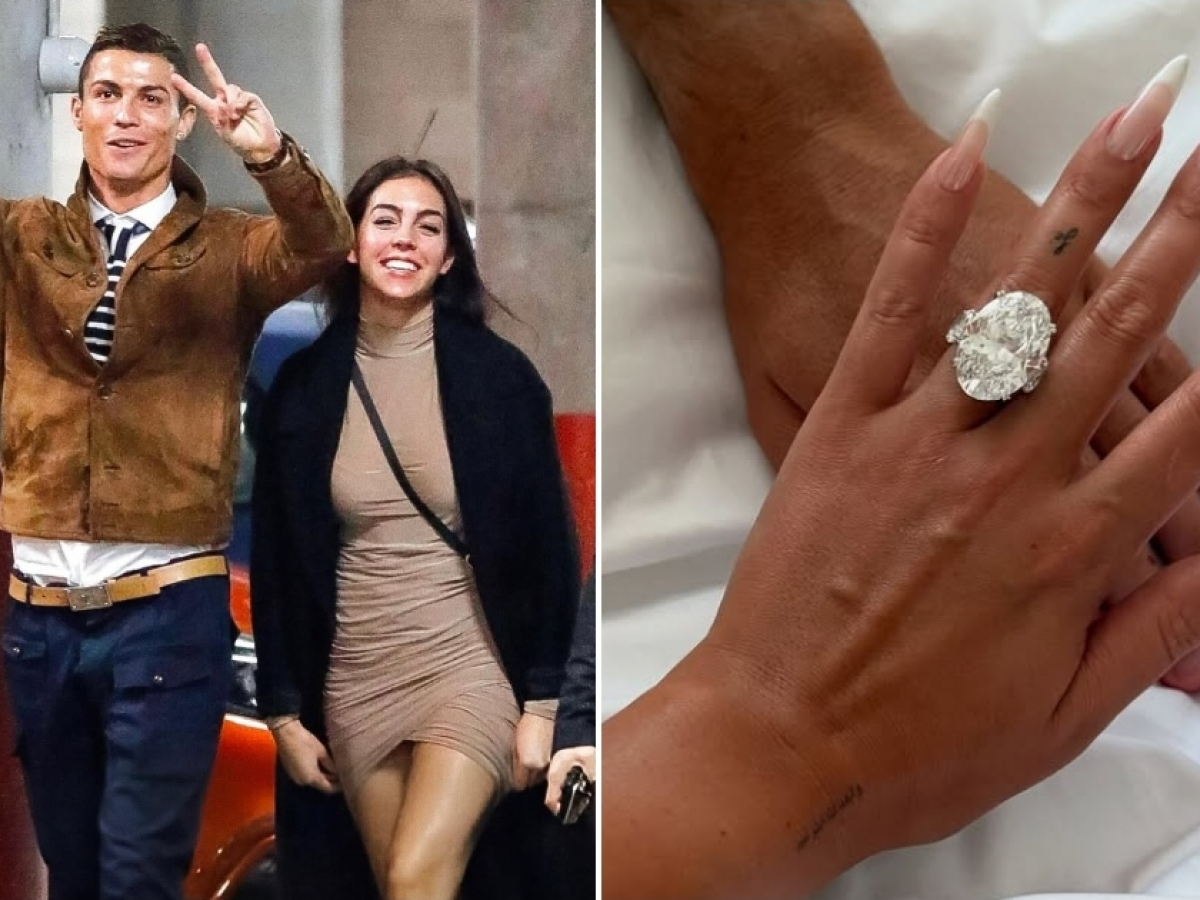 Cristiano Ronaldo le regaló a Georgina Rodríguez un diamante de 50 quilates  con un valor de US$ 3 millones - Yahoo Noticias, image size:1200x900